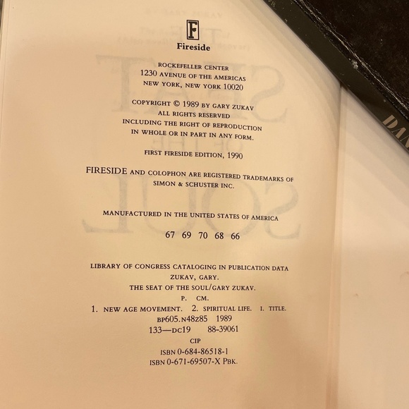 Book The SEAT of the SOUL by Gary Zukav - Picture 3 of 3